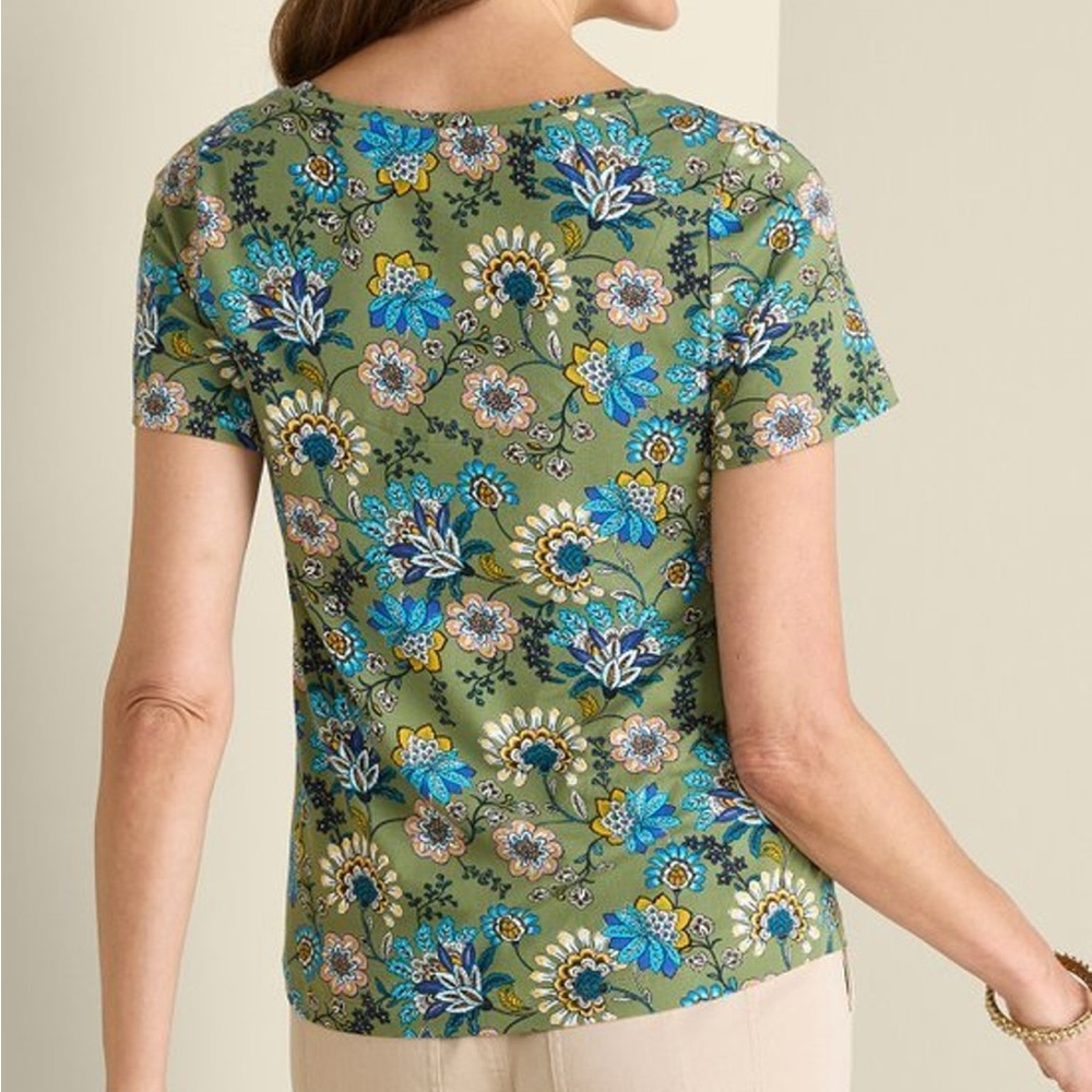 Soft Surroundings Softessential Supima Short Slee… - image 2